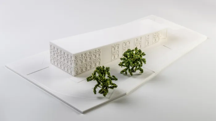 Építészeti makett sematikus makett FDM 3D nyomtatás