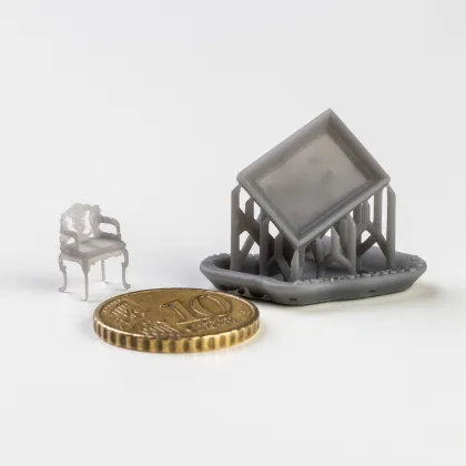 Miniatűr makettek 25 mikron SLA 3D nyomtatás