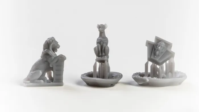 Vajdahunyad vára vízköpő szobor makett tervezés 3D nyomtatás SLA technológia