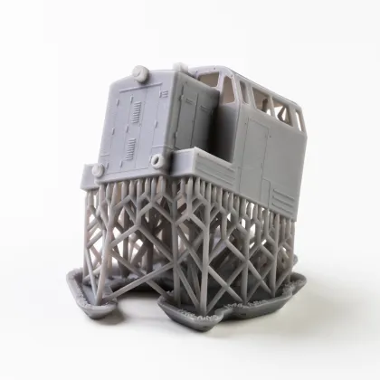 Vasútmodell H0 mozdony fülke SLA 3D nyomtatás